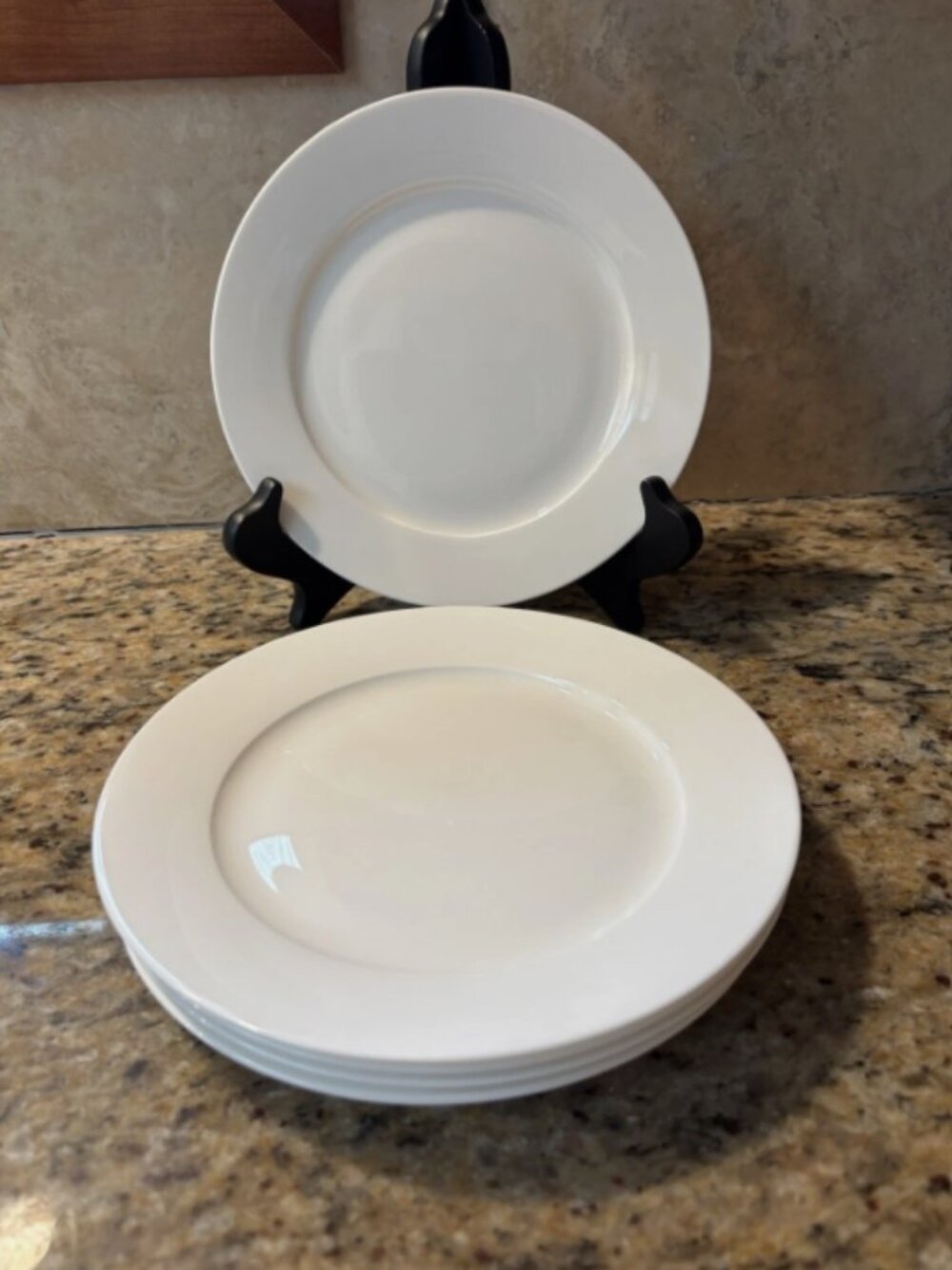 Mikasa Lausanne White Bone China Salad Plates 8 1/4" (Set Of 5)